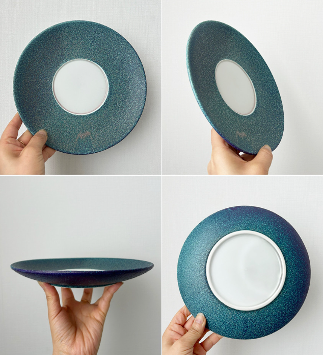 Aqua Deep Blue Plate 20 cm