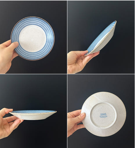 Hida Round Plate 2 Sizes 16cm / 18.8cm