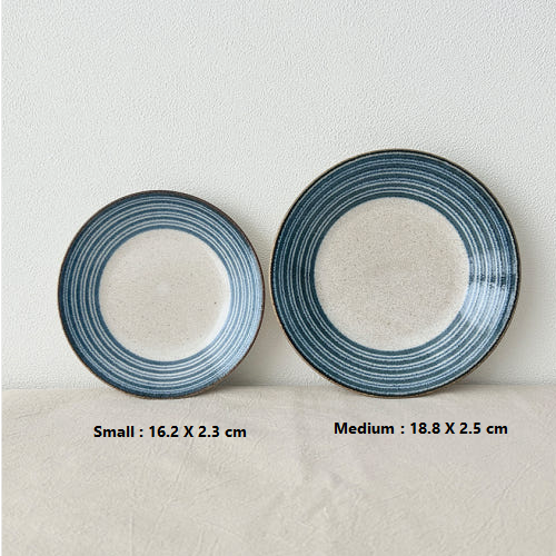 Hida Round Plate 2 Sizes 16cm / 18.8cm