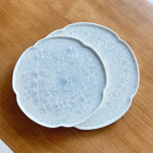 White Flower Flat Plate 26cm / 31cm