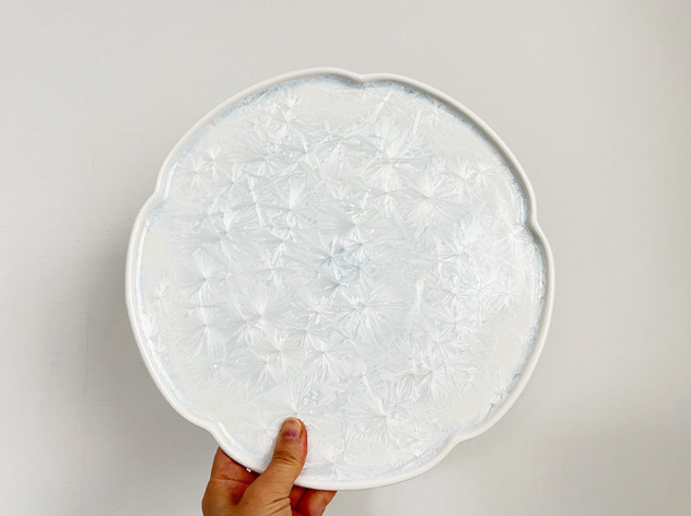 White Flower Flat Plate 26cm / 31cm