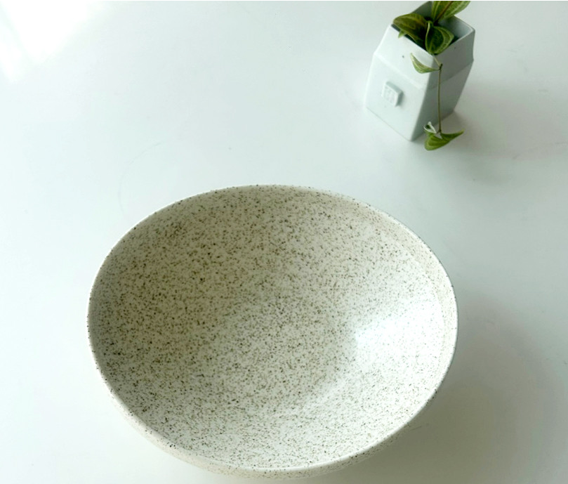 Dune Soft White Oval Pasta Bowl 21cm