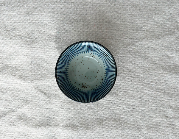 Dangcho Striped Round Sauce Bowl 8.7cm