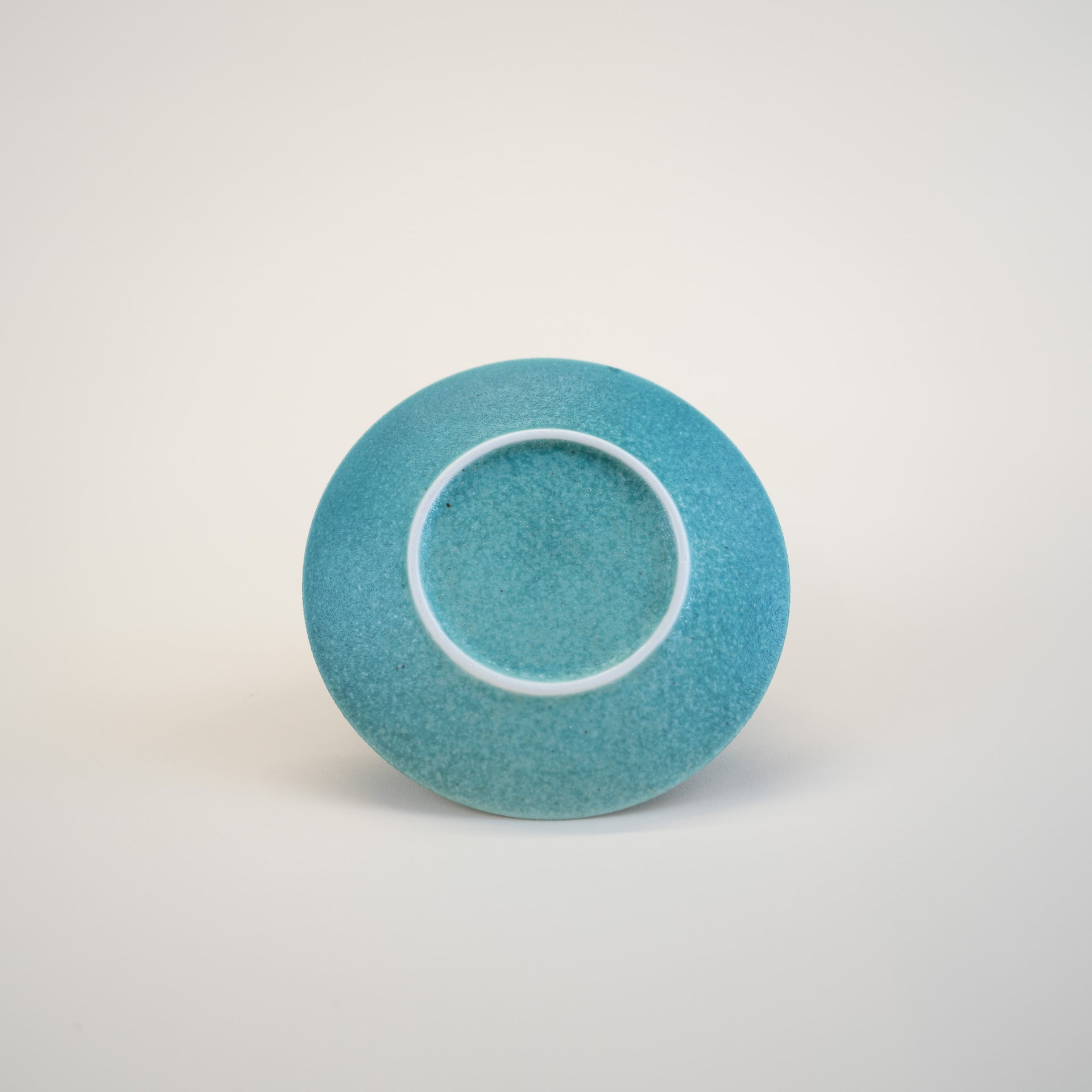Aqua Green Round Plate 16 cm