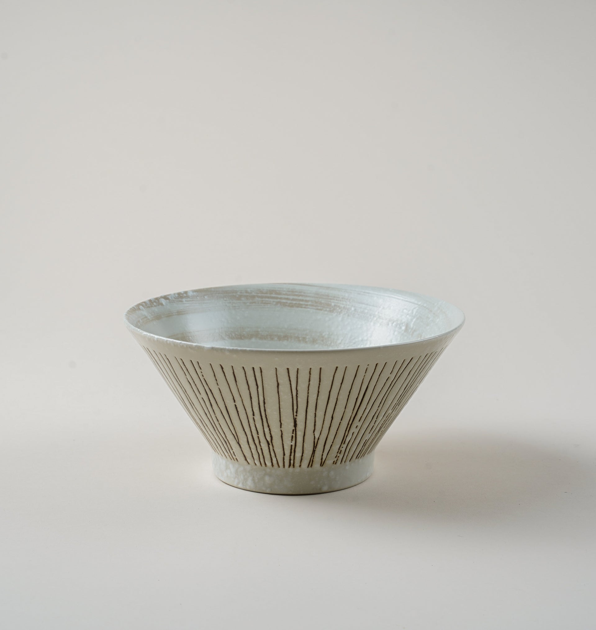 Emon Herringbone Pattern Noodle Bowl  19.2cm