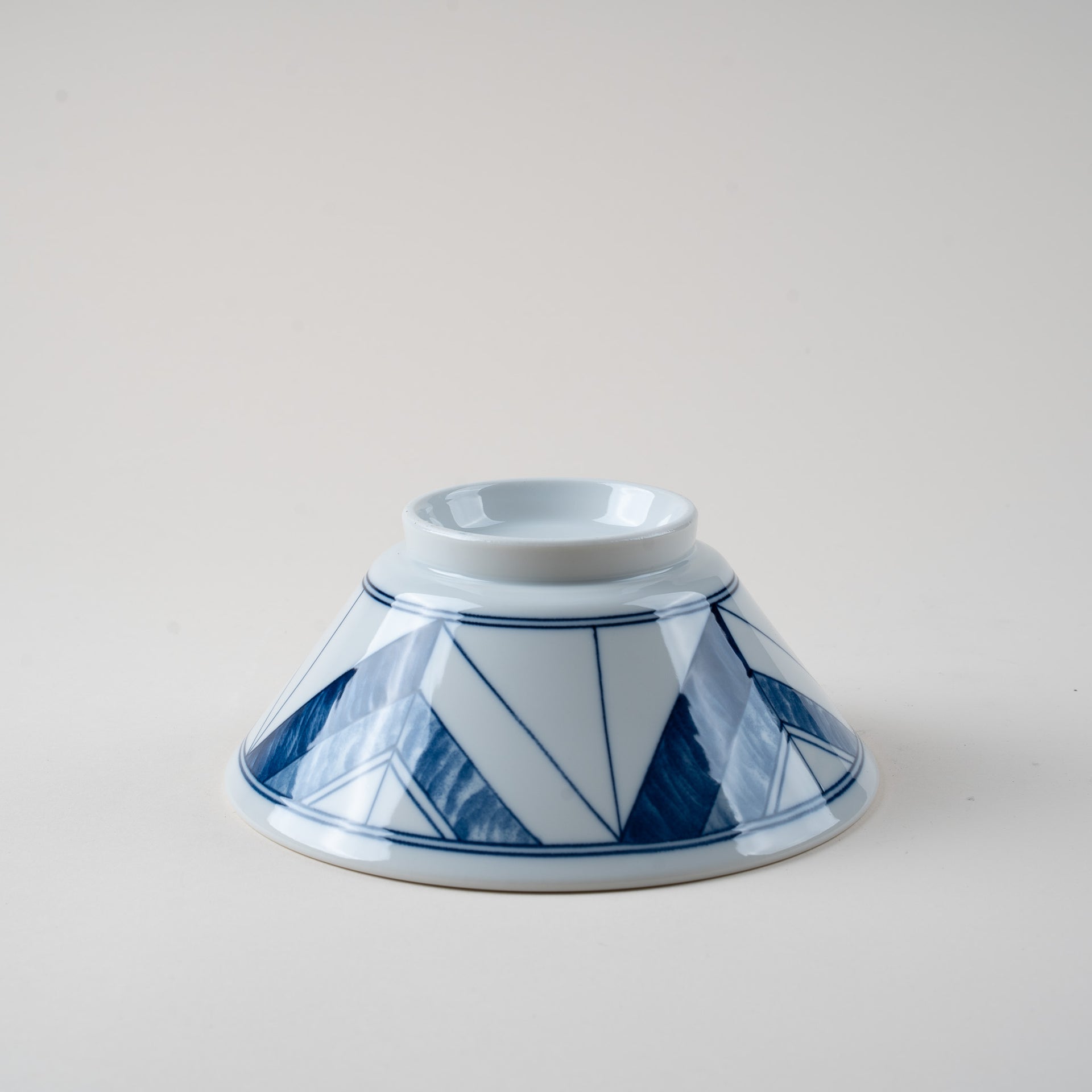 Edomono Blue Geometric Pattern Bowl 19cm