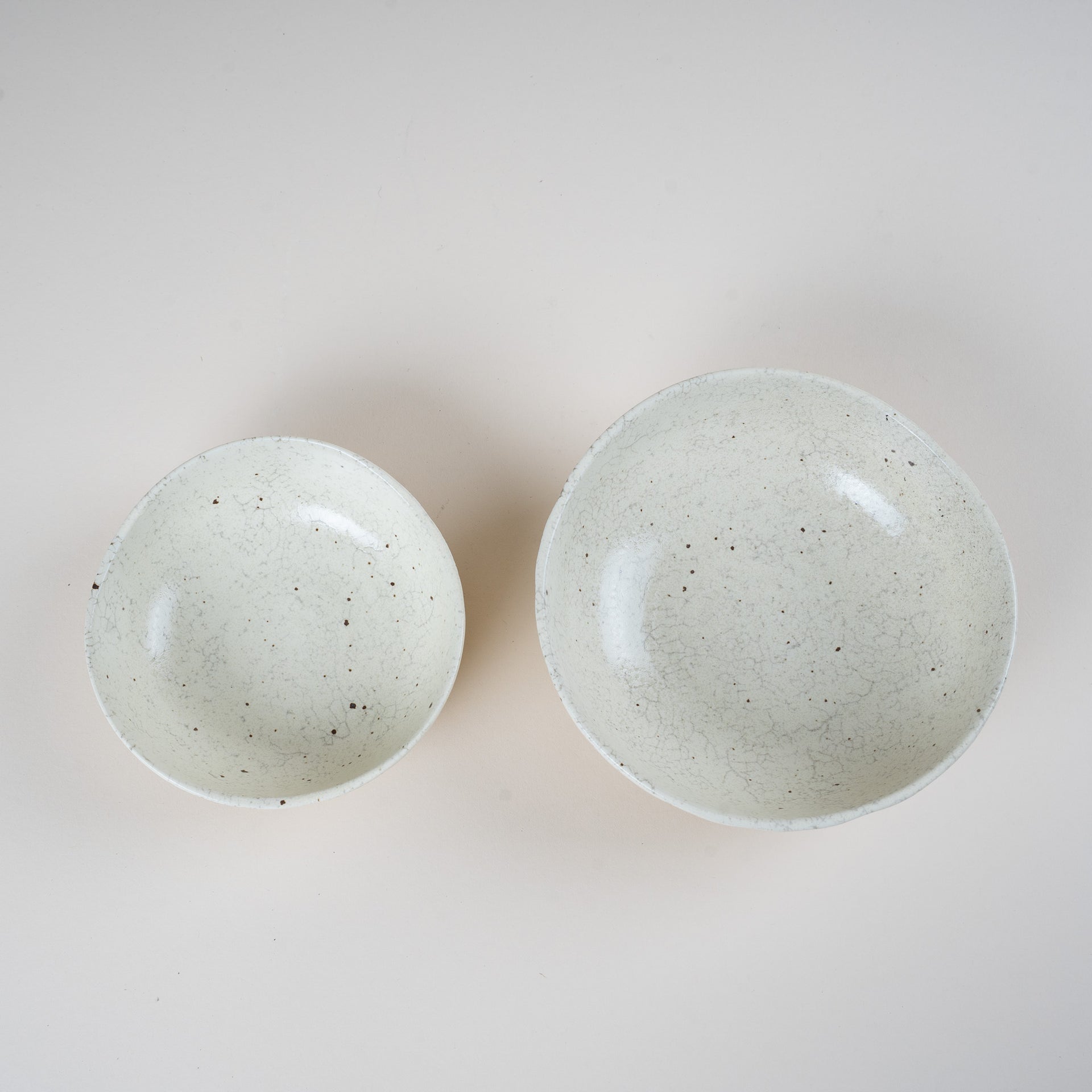 Shiro Kairagi Irregular Coupe Bowl 13.7cm / 16.7cm