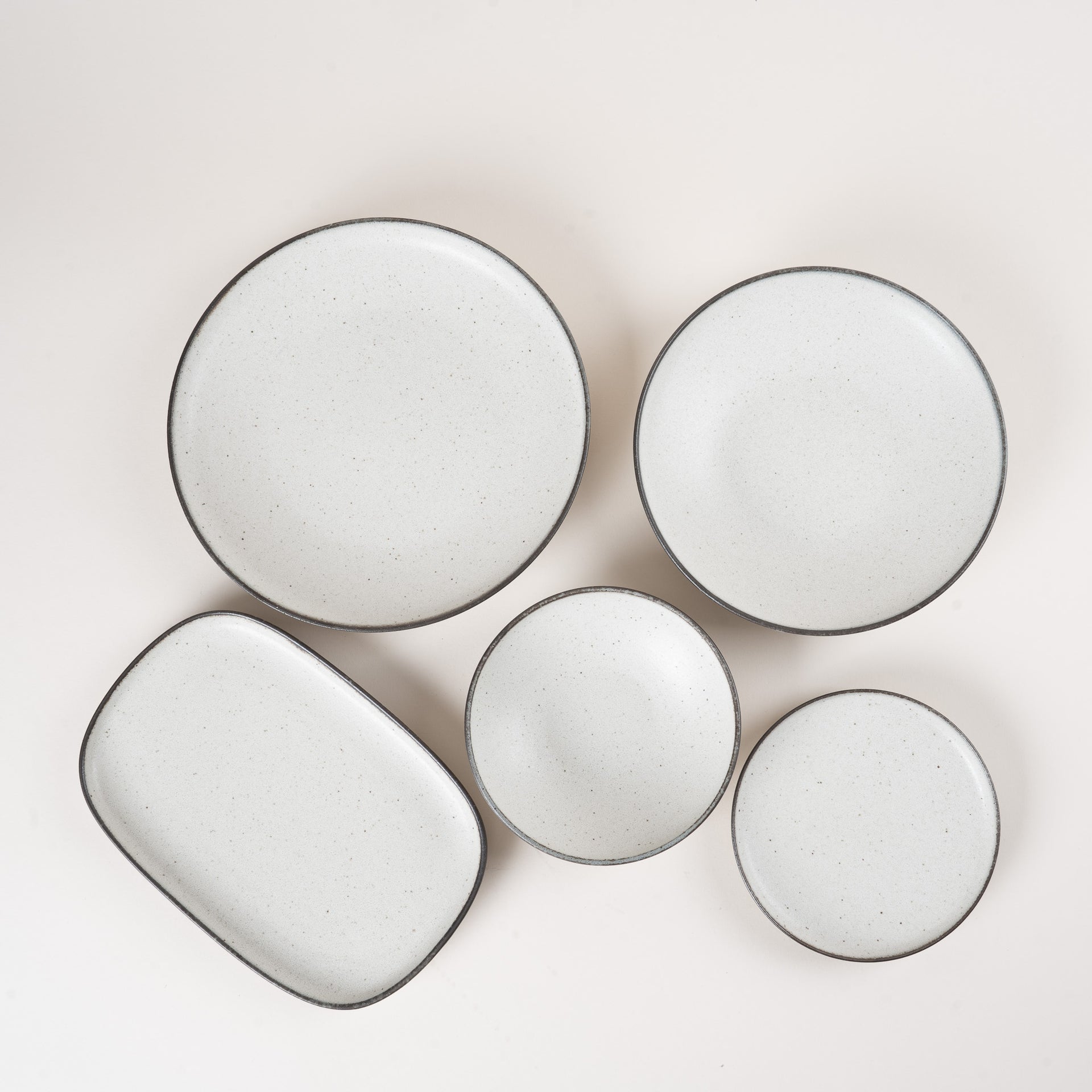 Creta Ivory Series Plate (5 Types)