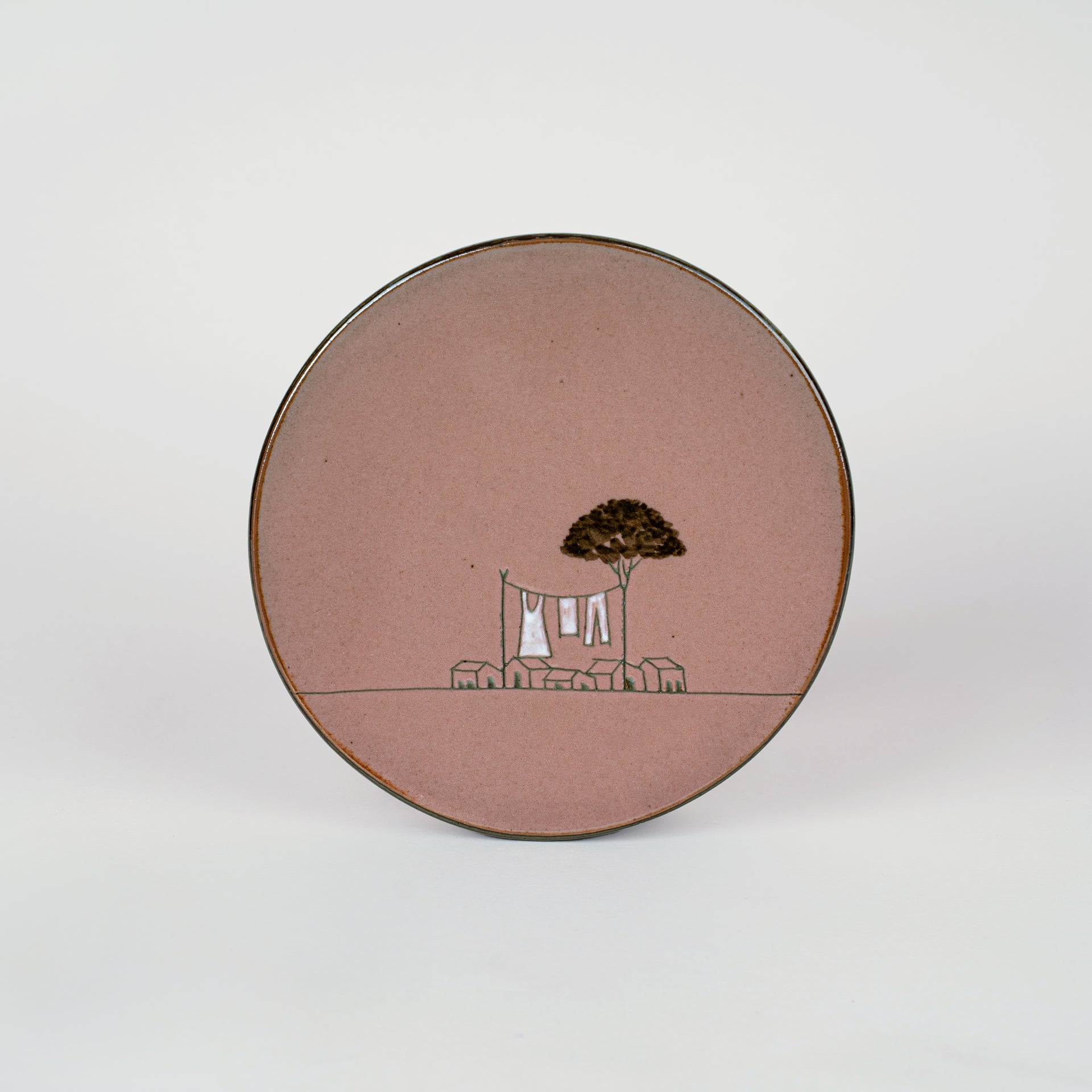 [ Mowan ] Hand-painted Illustration Ceramic Plates 4 Colours
