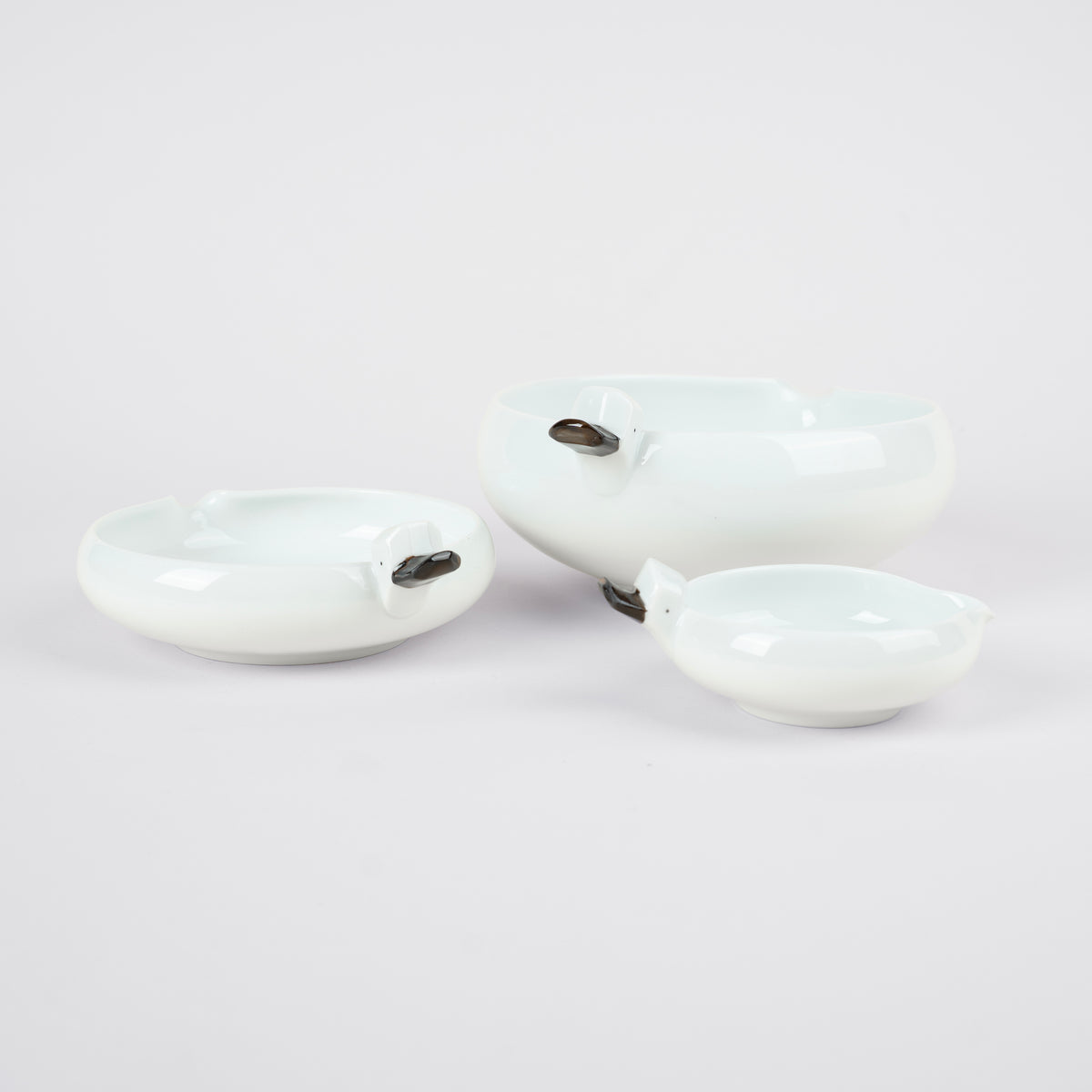 [ Gachi ] Hand-Made Ceramic Duck-tail  Bowl 3 Sizes