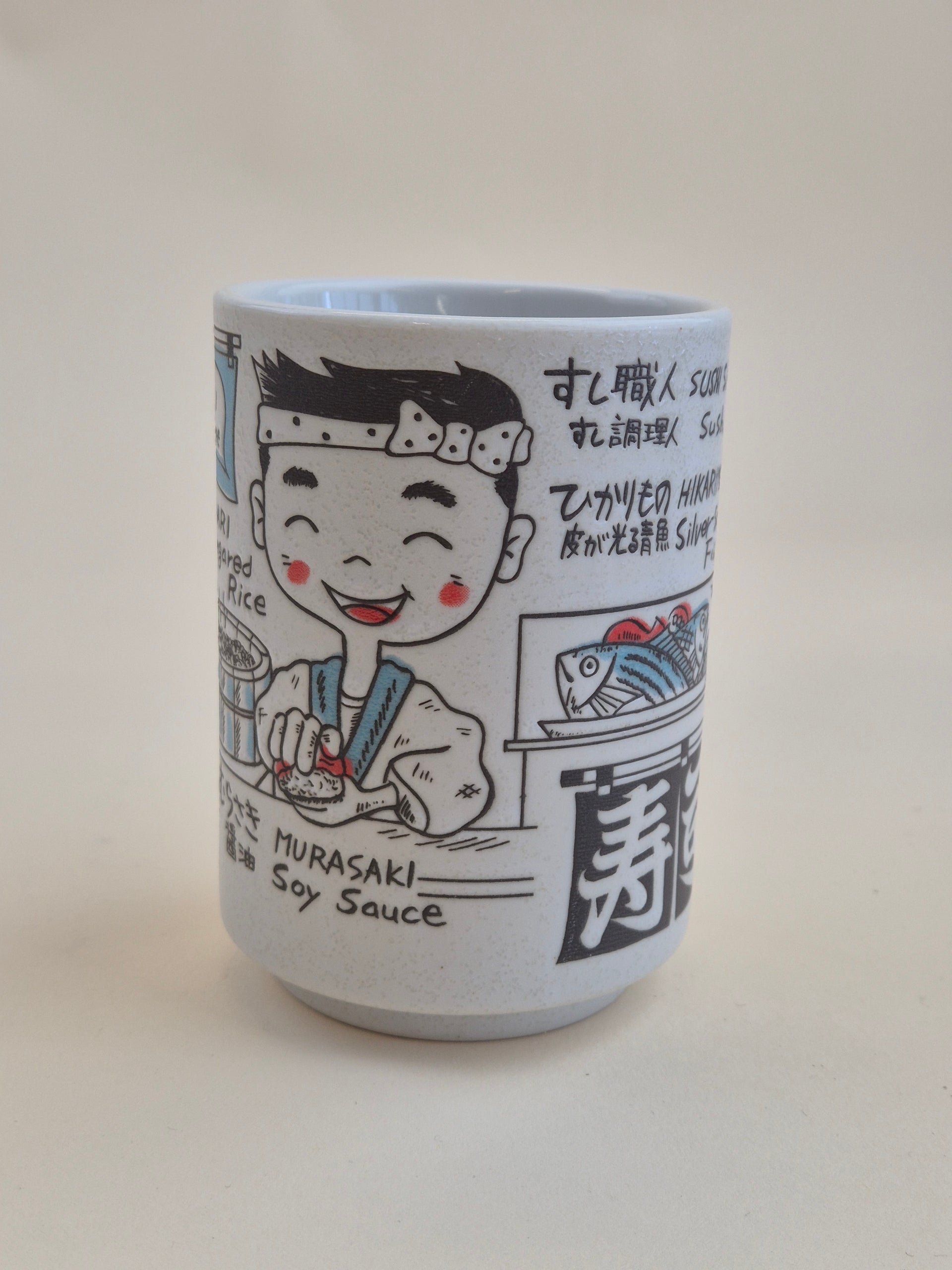 Izakaya Japanese Style Cup Sky Blue 280 ml