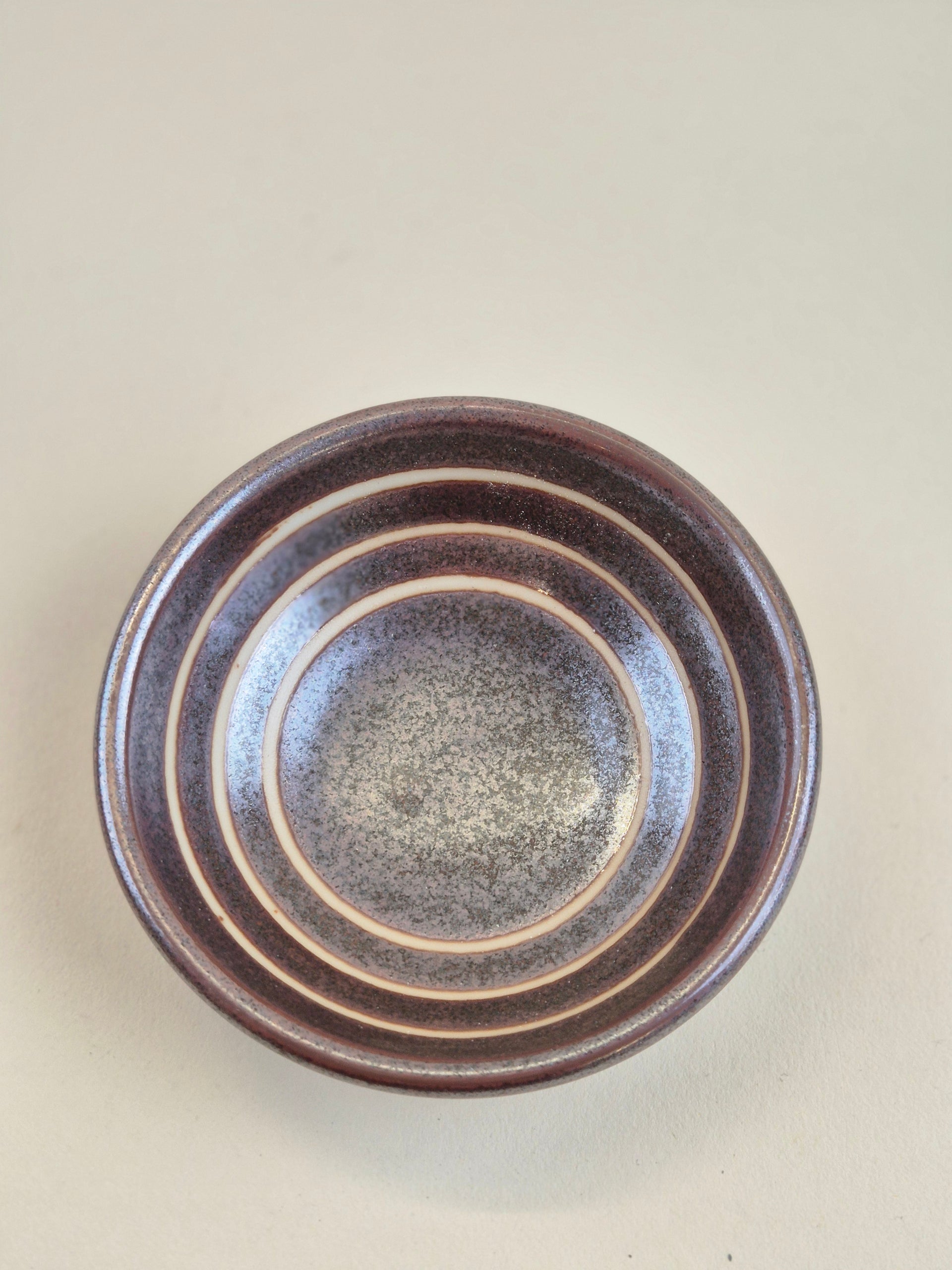 Yamasaki Red-Brown Sauce Bowl 8.2cm