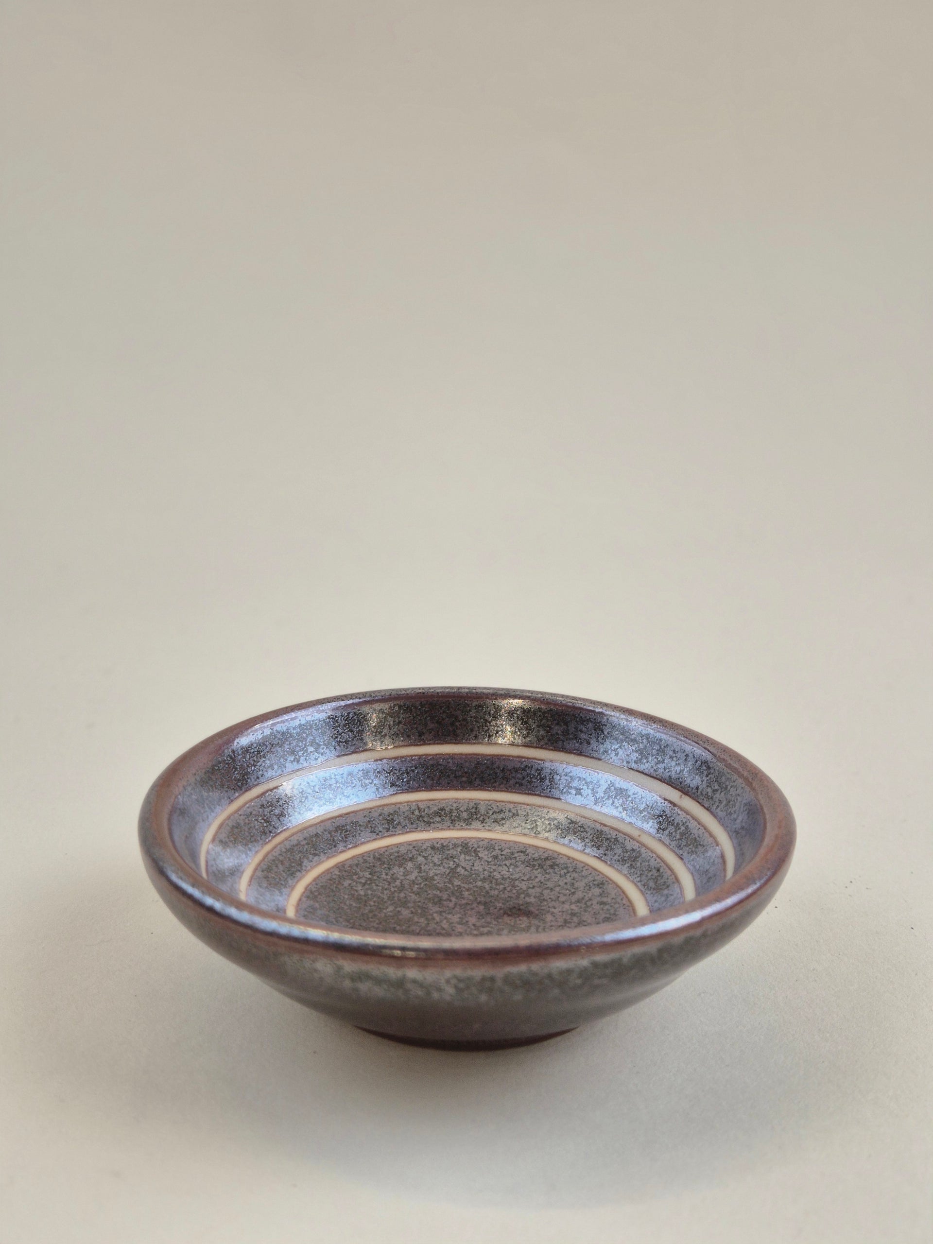 Yamasaki Red-Brown Sauce Bowl 8.2cm