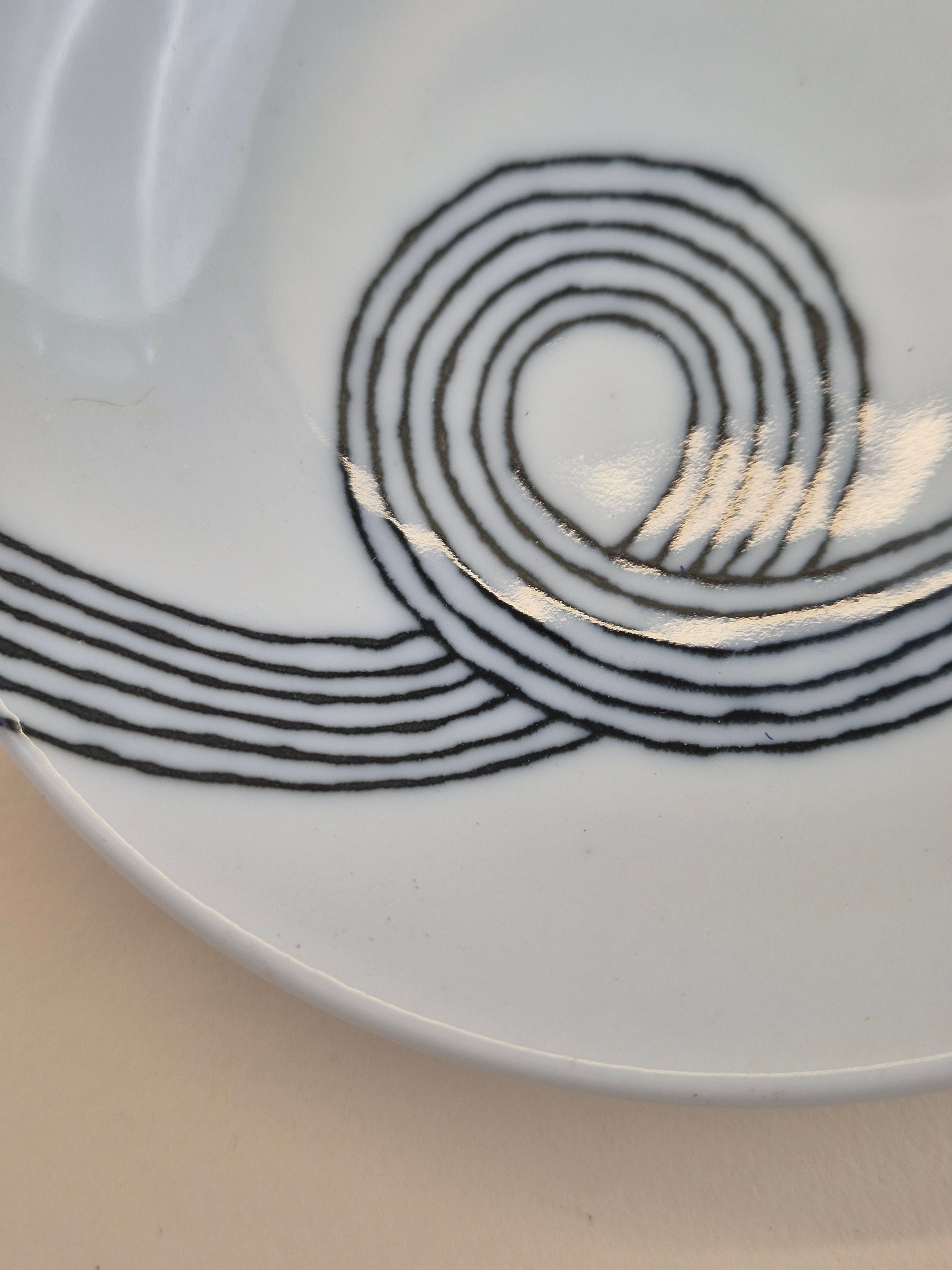 Japanese Style Mini Plate Wave 10cm
