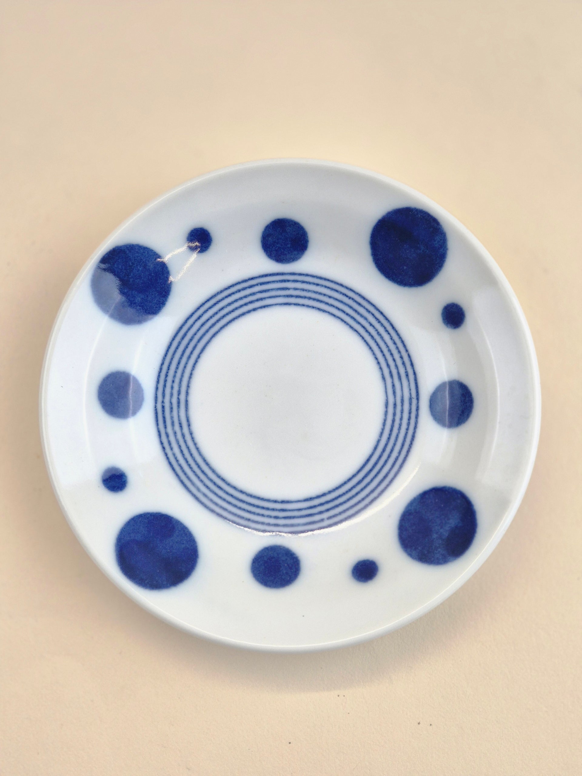Japanese Style Mini Plate Dot 10cm