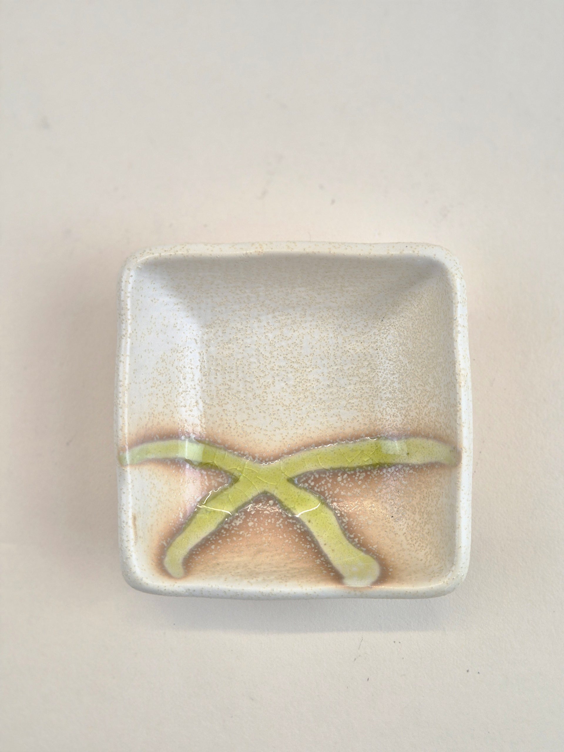 Square Mini Sauce Bowl Ivory 7.5cm