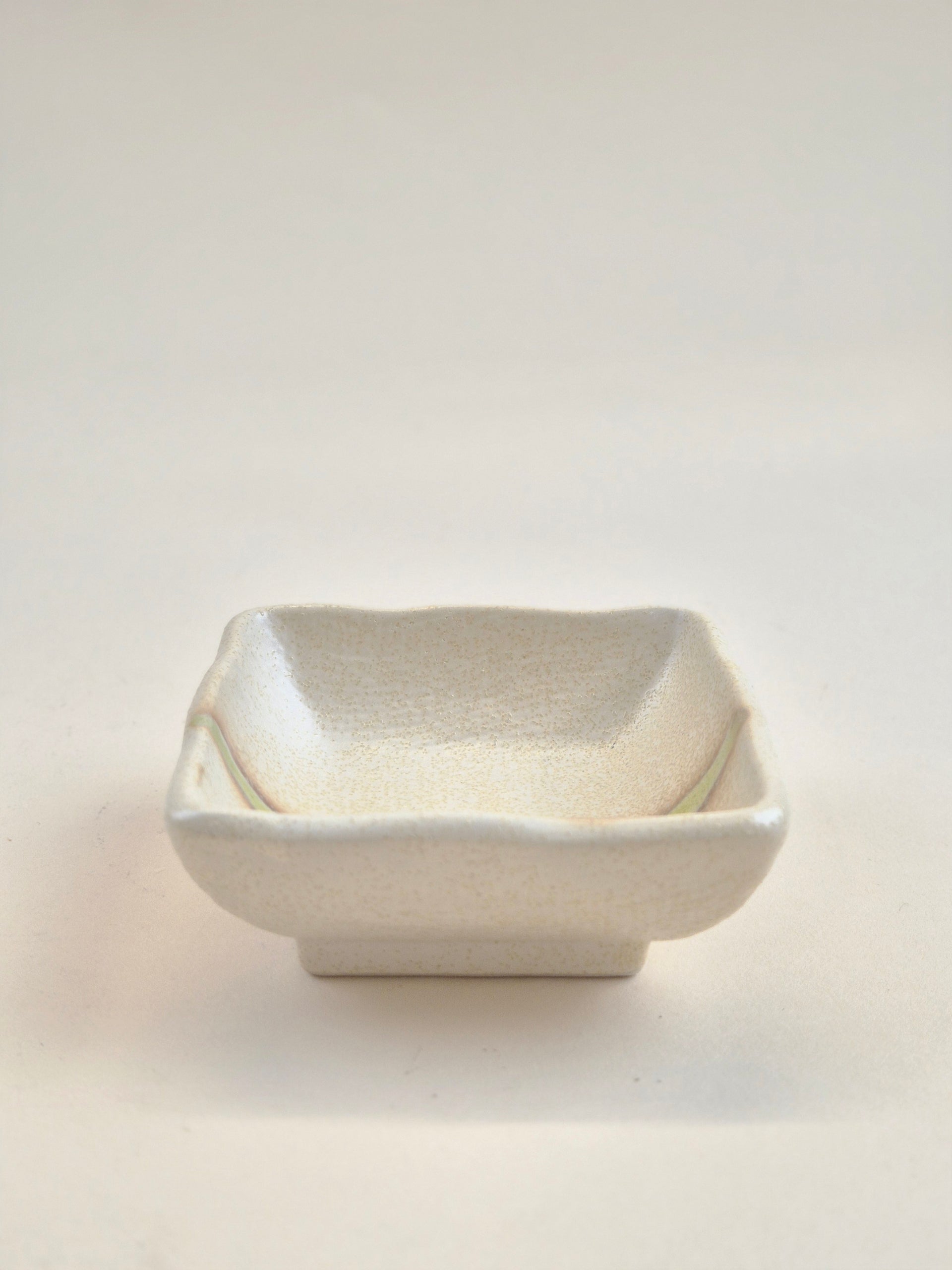 Square Mini Sauce Bowl Ivory 7.5cm