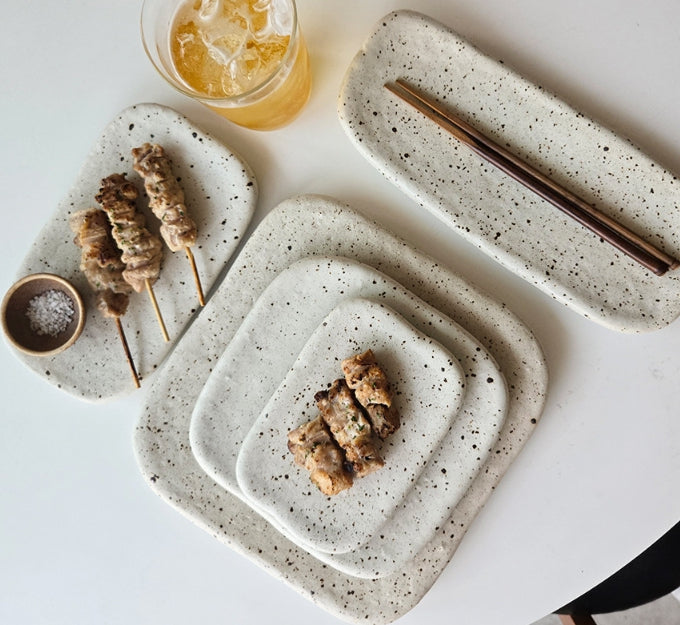 Stone Cream Plate 3 Sizes